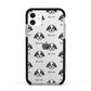Zuchon Icon with Name Apple iPhone 11 in White with Black Impact Case