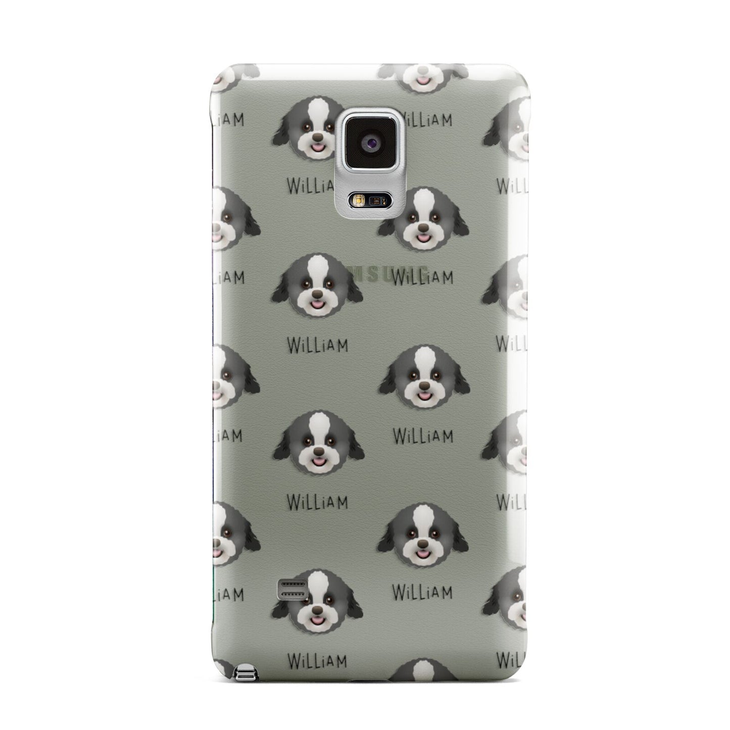 Zuchon Icon with Name Samsung Galaxy Note 4 Case