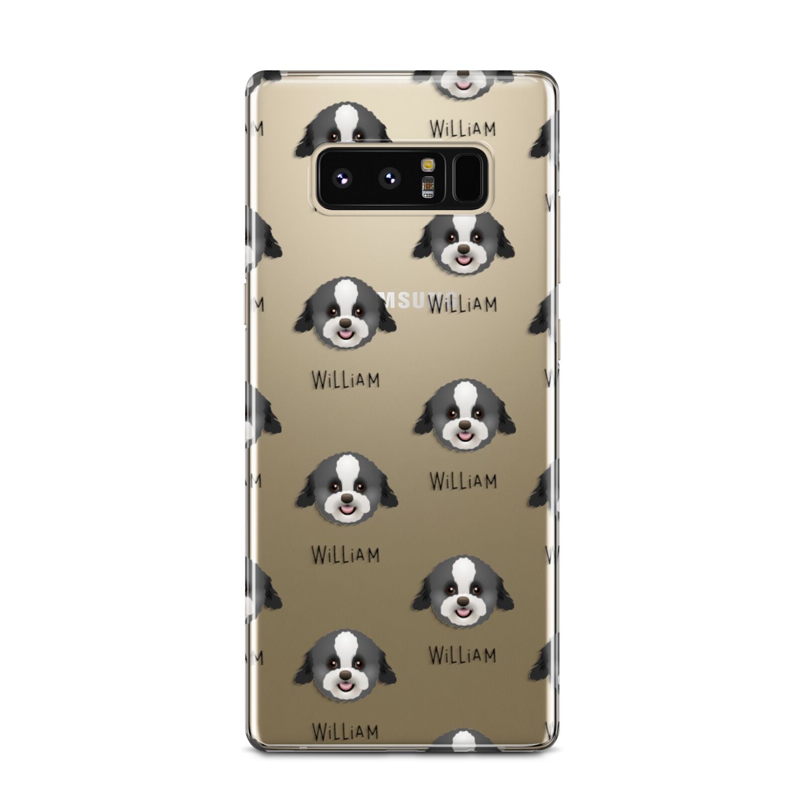 Zuchon Icon with Name Samsung Galaxy Note 8 Case