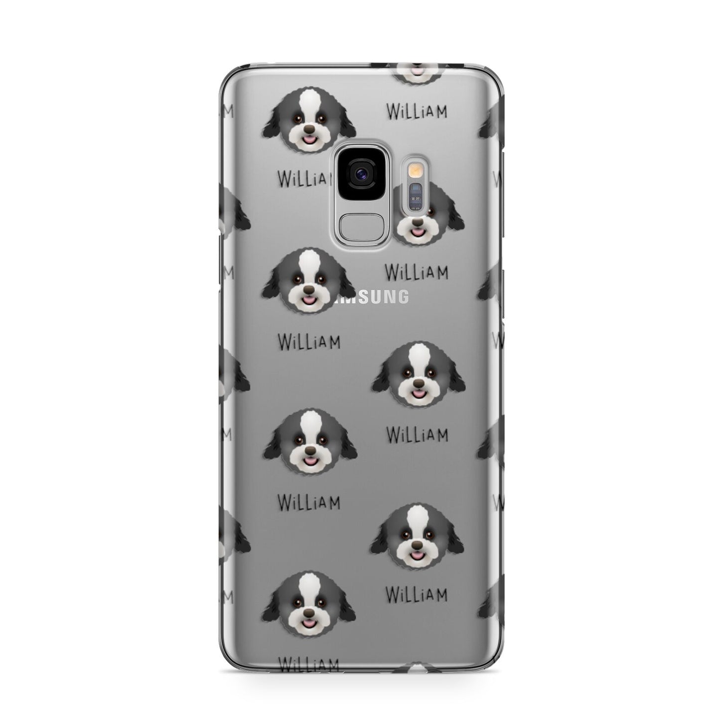 Zuchon Icon with Name Samsung Galaxy S9 Case