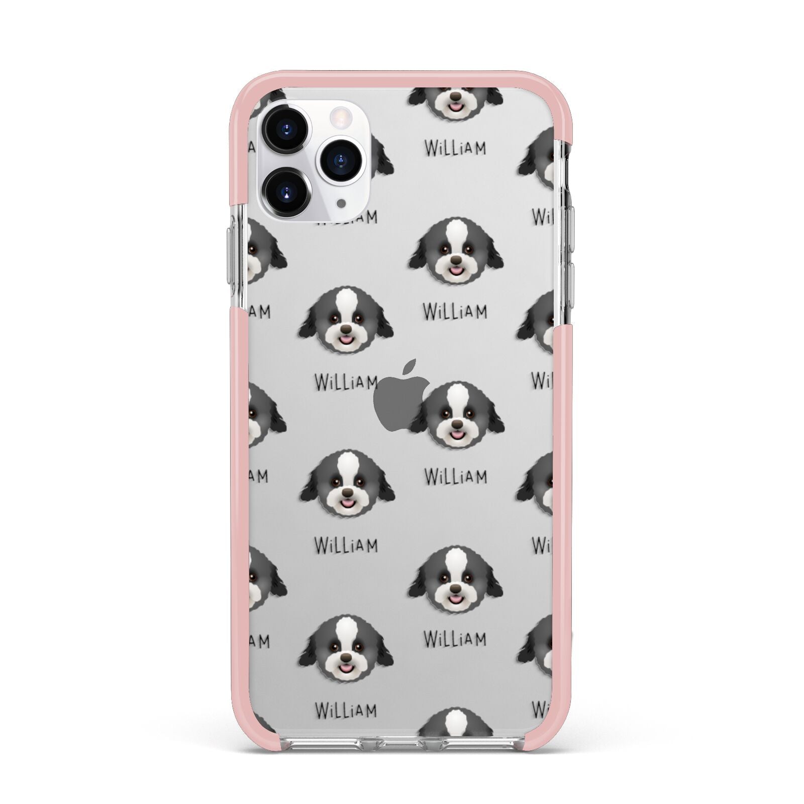 Zuchon Icon with Name iPhone 11 Pro Max Impact Pink Edge Case