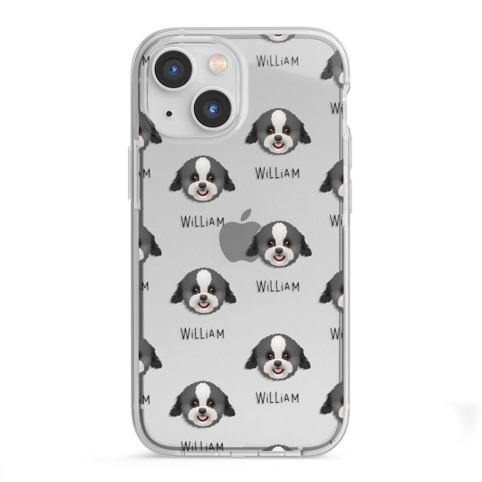 Zuchon Icon with Name iPhone 13 Mini TPU Impact Case with White Edges