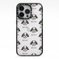 Zuchon Icon with Name iPhone 13 Pro Black Impact Case on Silver phone
