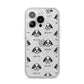Zuchon Icon with Name iPhone 14 Pro Glitter Tough Case Silver