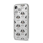 Zuchon Icon with Name iPhone 14 Pro Max Glitter Tough Case Silver Angled Image