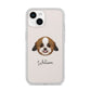 Zuchon Personalised iPhone 14 Clear Tough Case Starlight