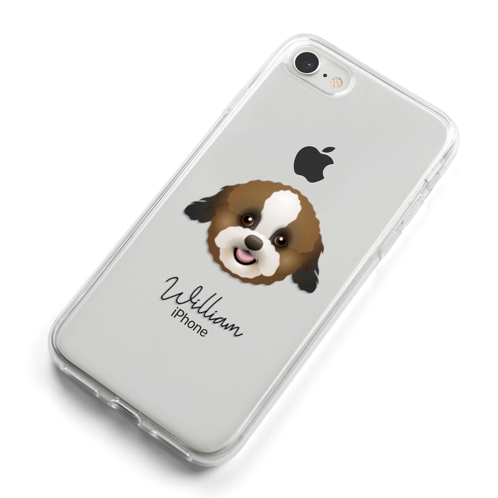 Zuchon Personalised iPhone 8 Bumper Case on Silver iPhone Alternative Image