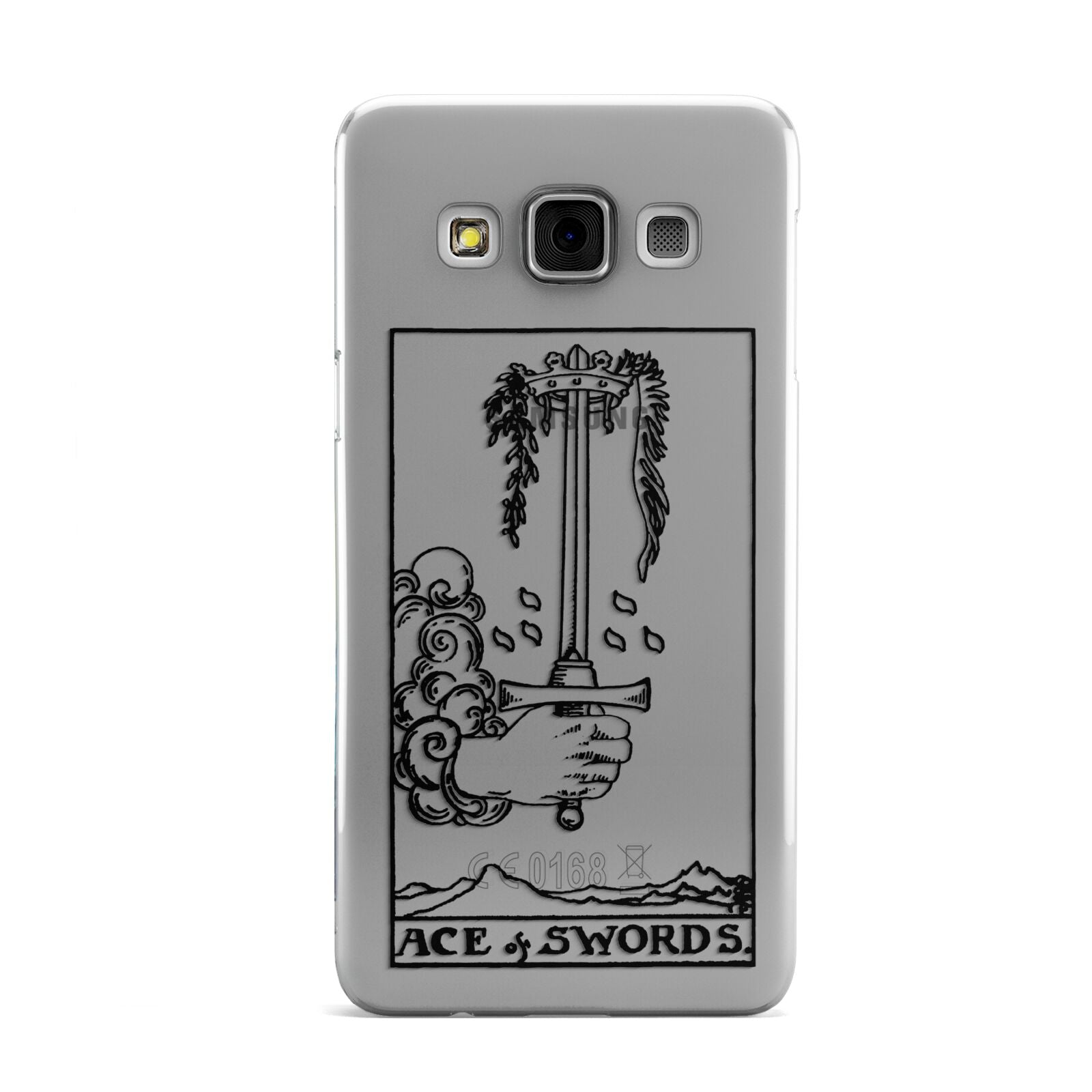 Ace of Swords Monochrome Samsung Galaxy A3 Case