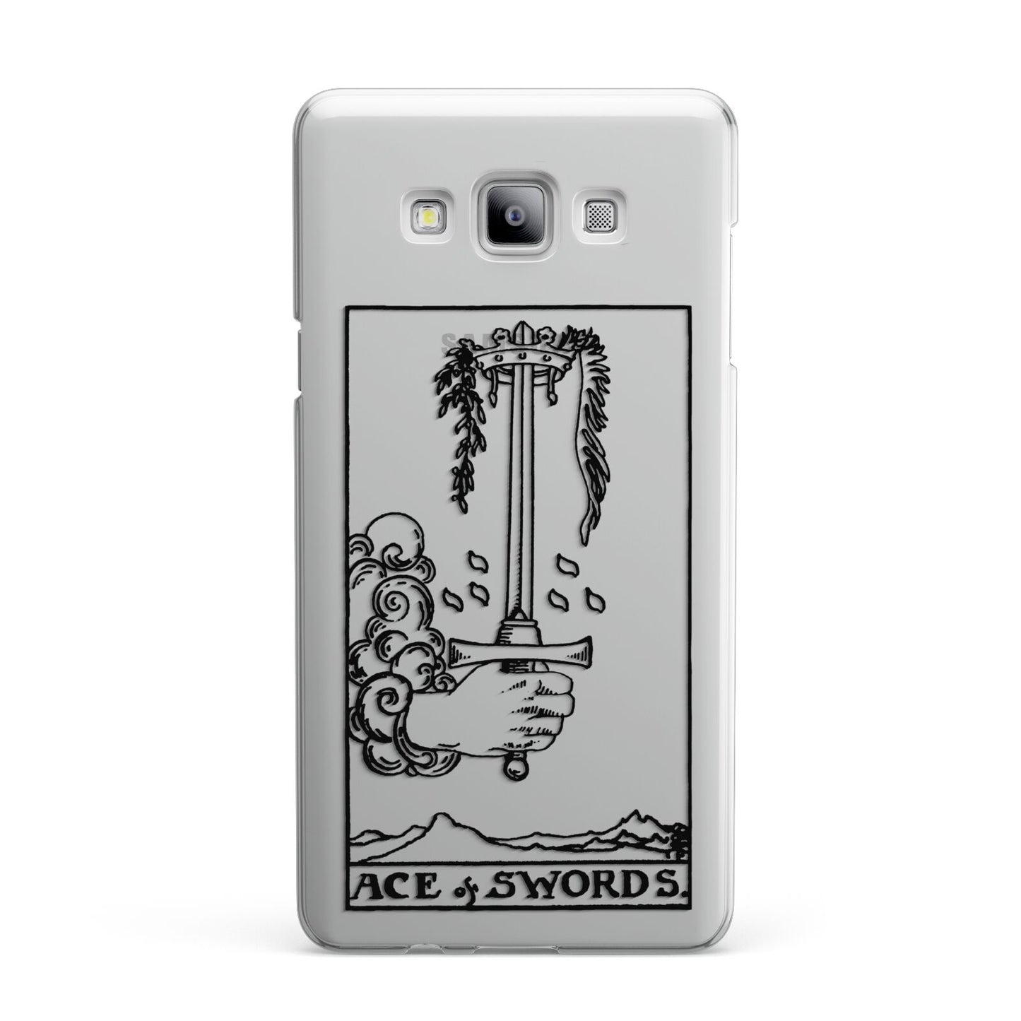 Ace of Swords Monochrome Samsung Galaxy A7 2015 Case