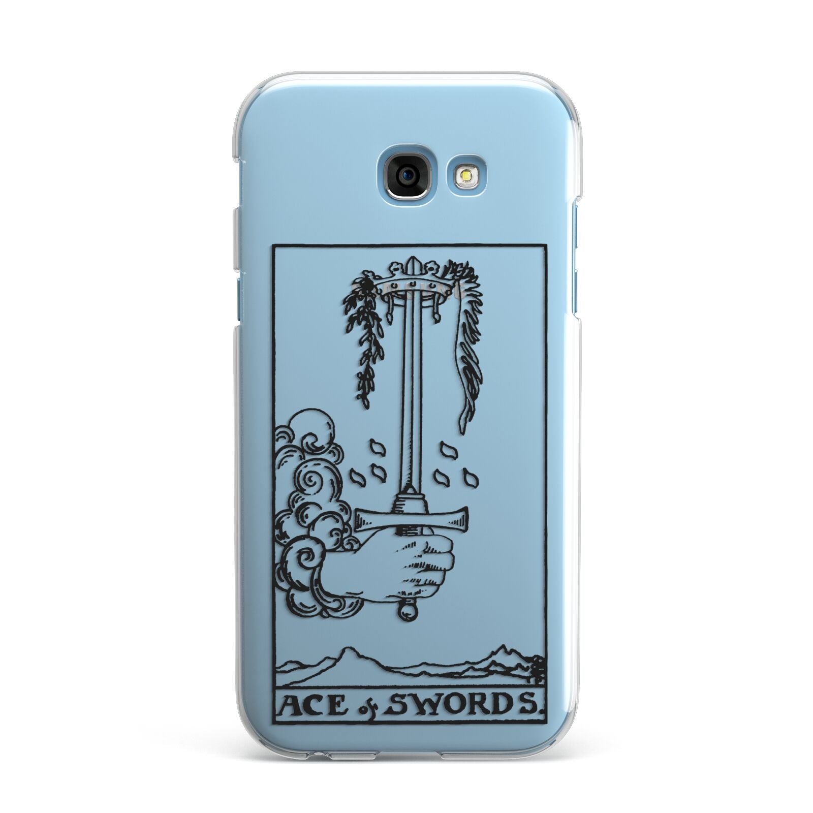 Ace of Swords Monochrome Samsung Galaxy A7 2017 Case