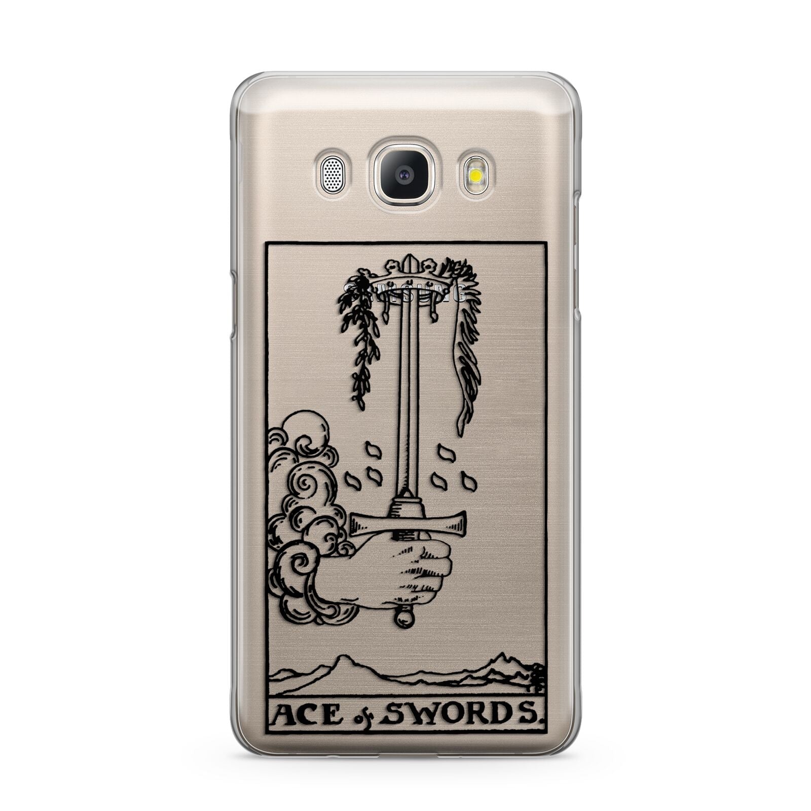 Ace of Swords Monochrome Samsung Galaxy J5 2016 Case