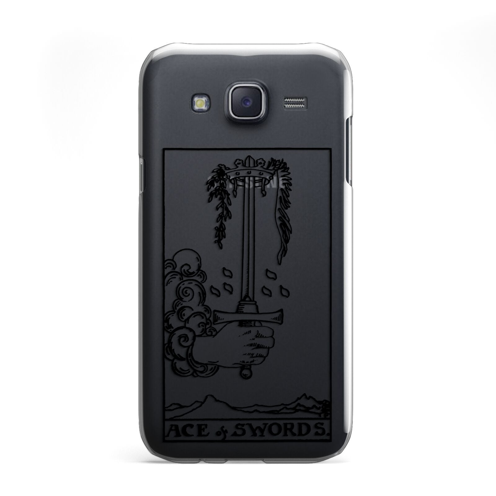 Ace of Swords Monochrome Samsung Galaxy J5 Case