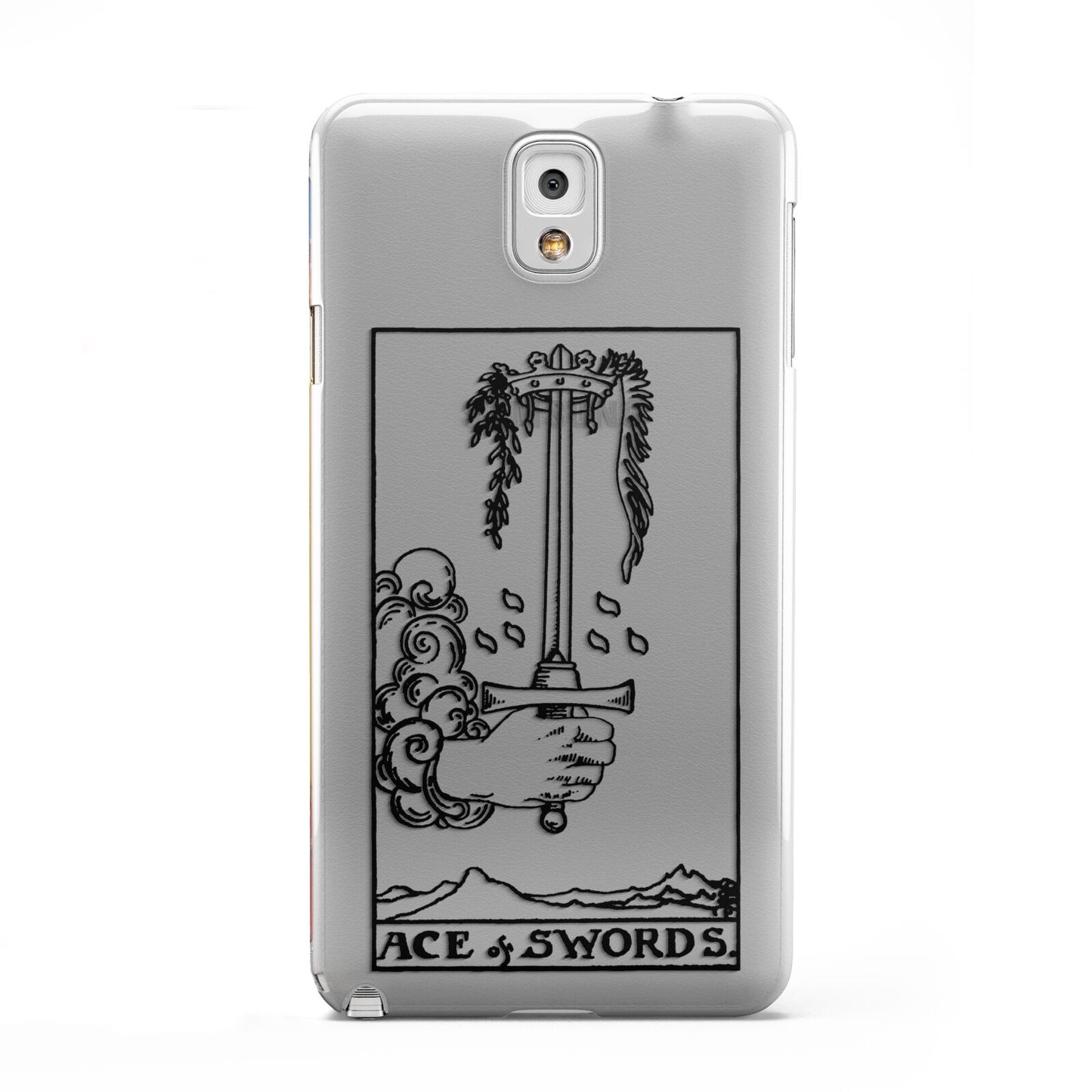 Ace of Swords Monochrome Samsung Galaxy Note 3 Case