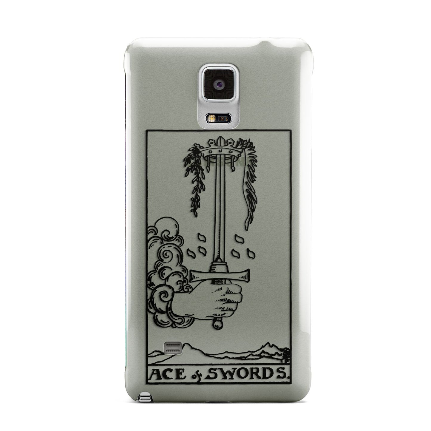 Ace of Swords Monochrome Samsung Galaxy Note 4 Case