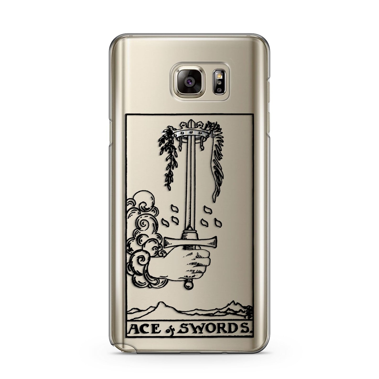 Ace of Swords Monochrome Samsung Galaxy Note 5 Case