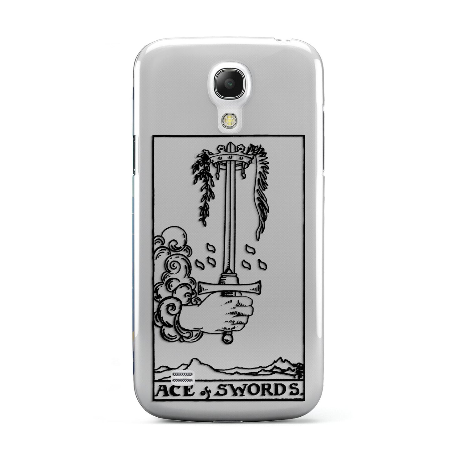 Ace of Swords Monochrome Samsung Galaxy S4 Mini Case