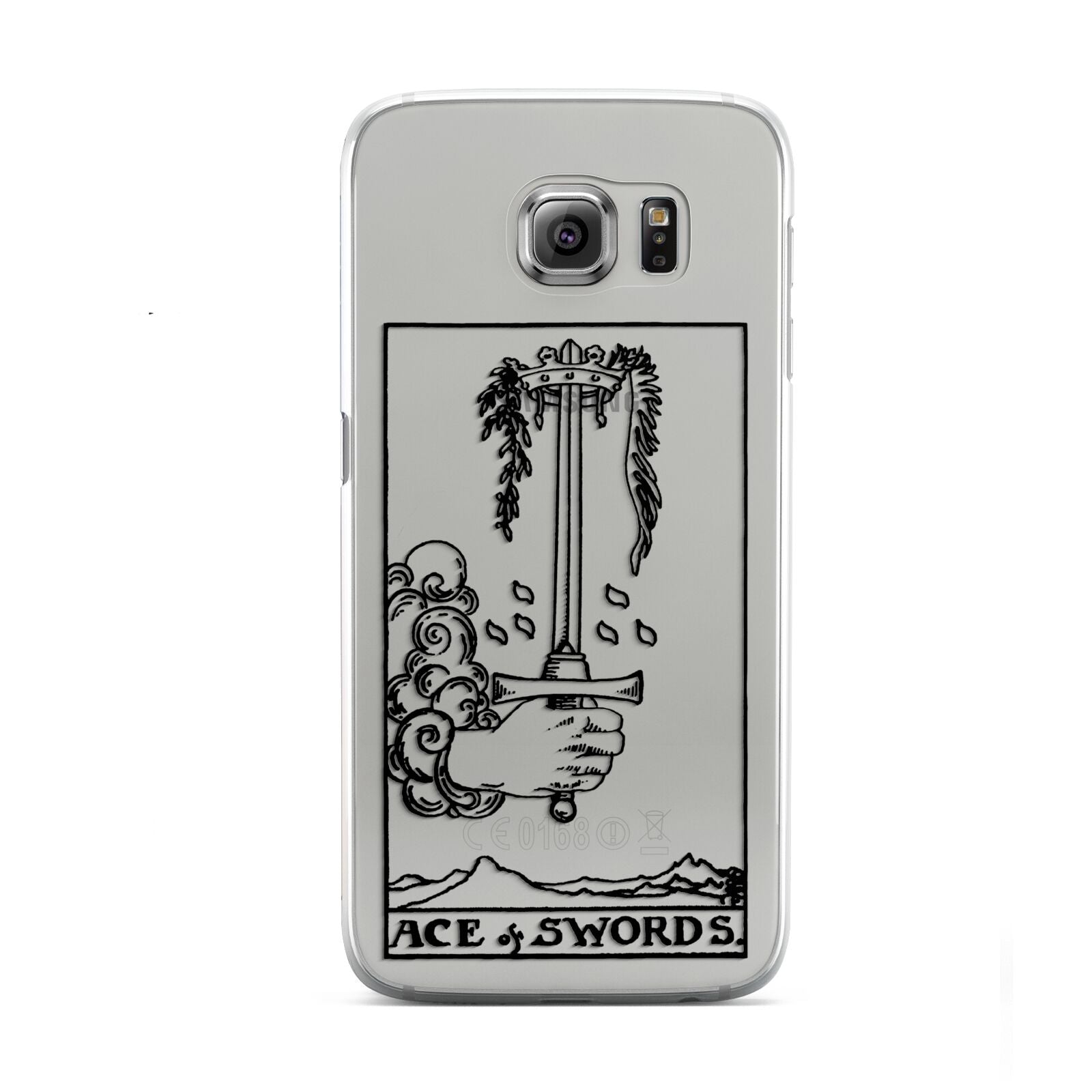 Ace of Swords Monochrome Samsung Galaxy S6 Case