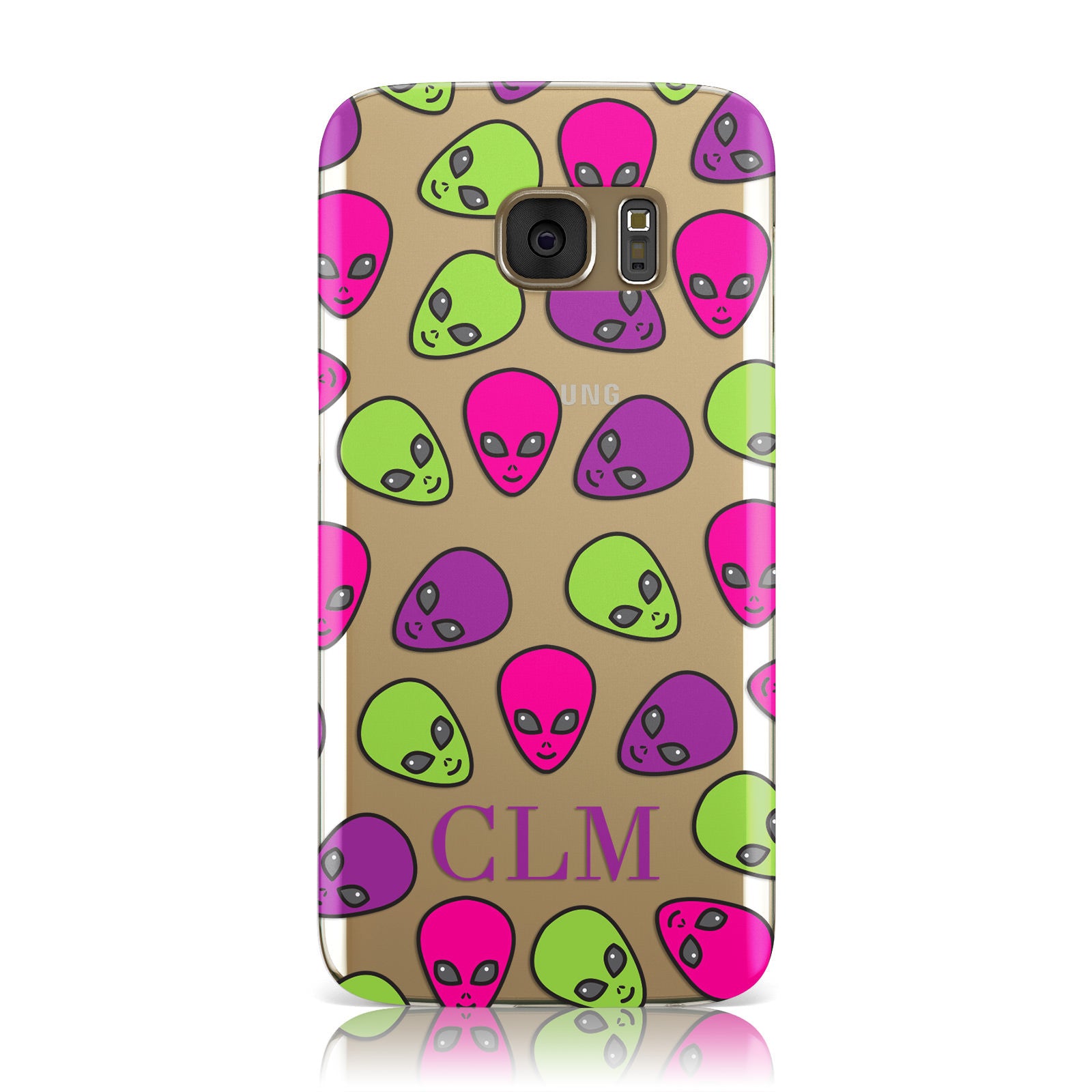 Personalised Aliens Initials Samsung Galaxy Case