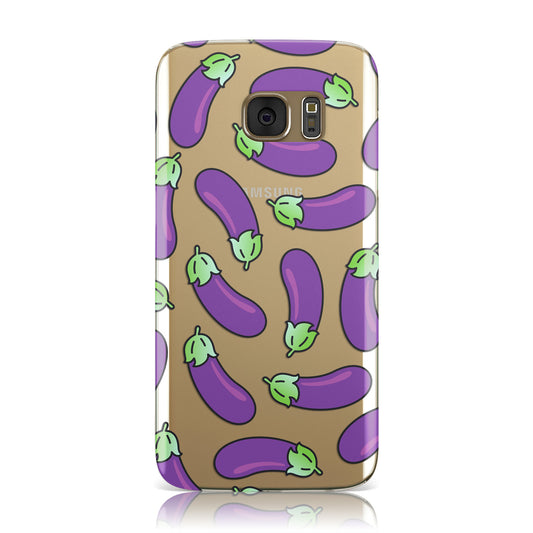 Aubergine Transparent Samsung Galaxy Case