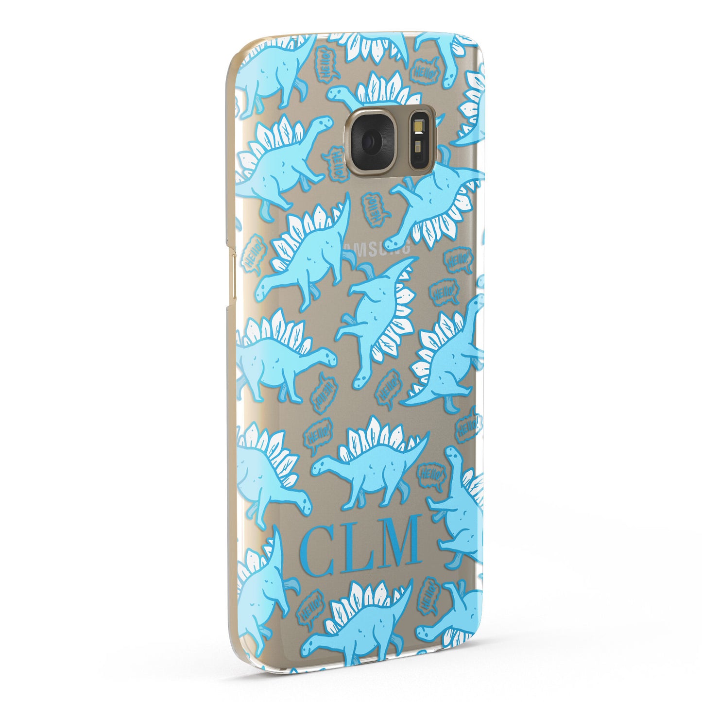 Personalised Dinosaur Initials Samsung Galaxy Case Fourty Five Degrees