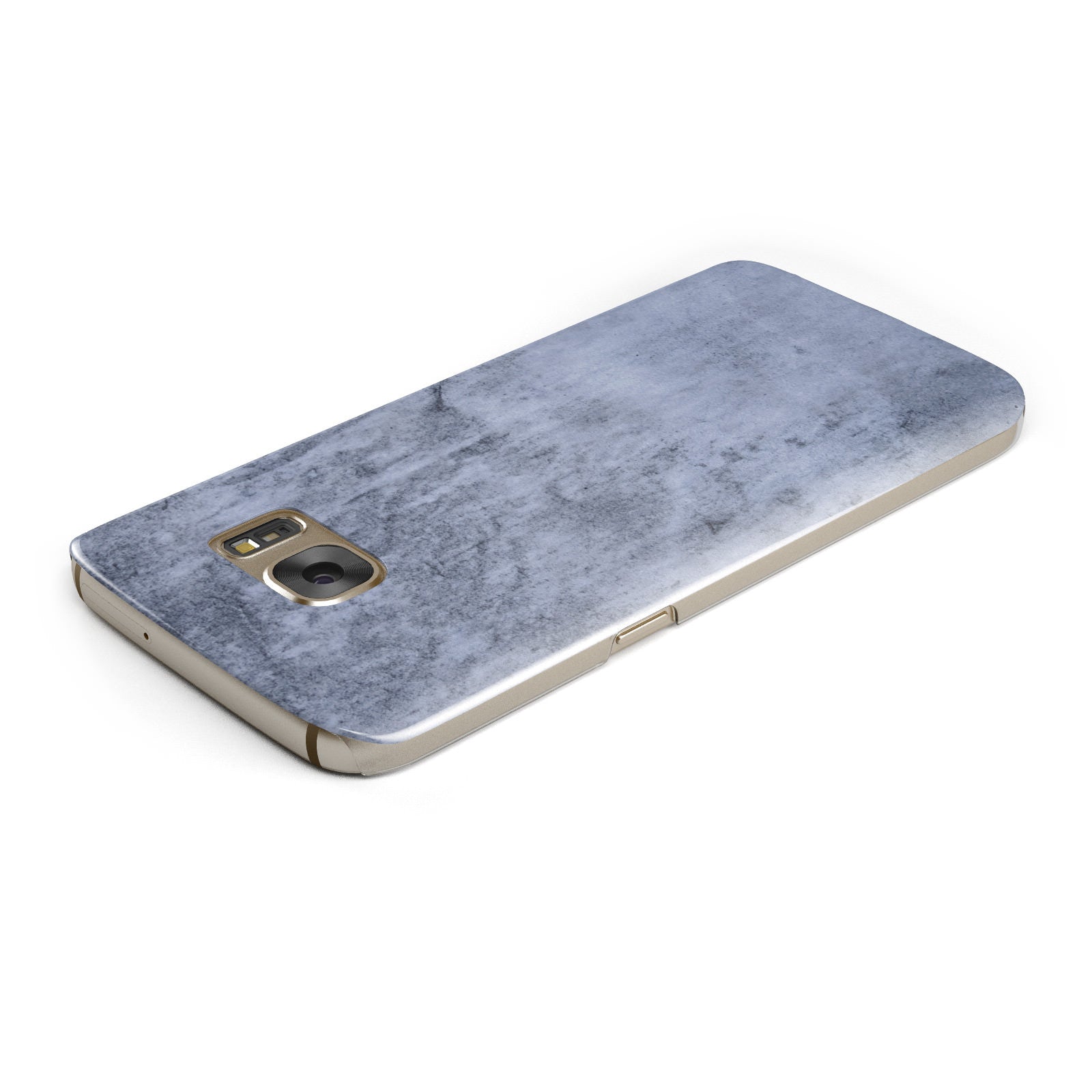 Faux Marble Dark Grey Samsung Galaxy Case Top Cutout