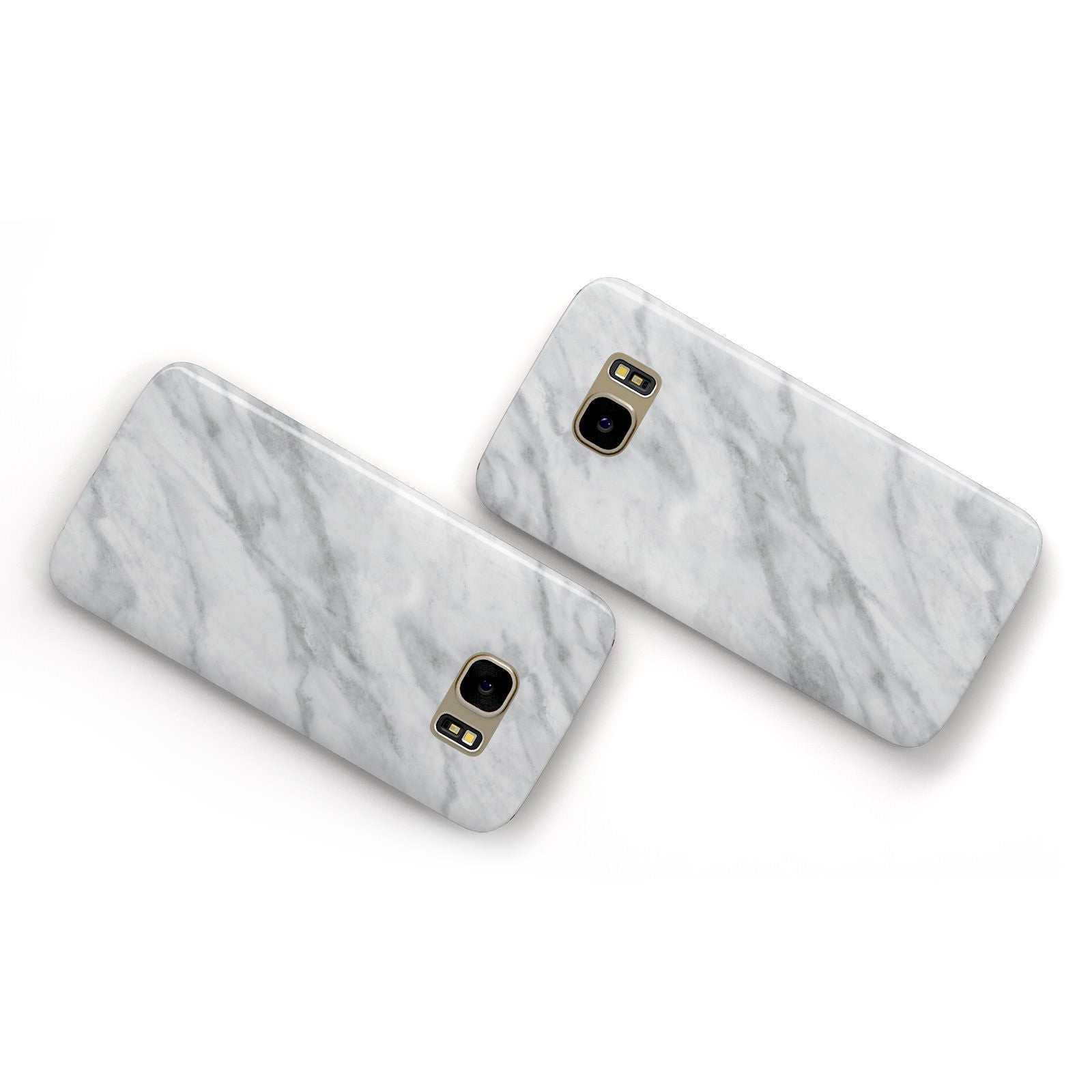 Faux Marble Effect Italian Samsung Galaxy Case Flat Overview