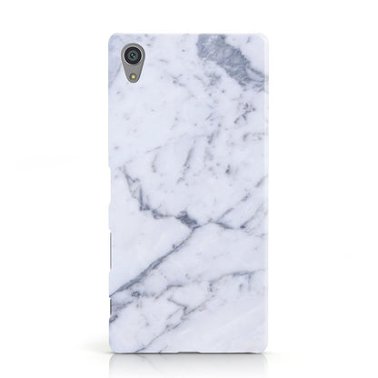 Faux Marble Grey White Sony Xperia Case