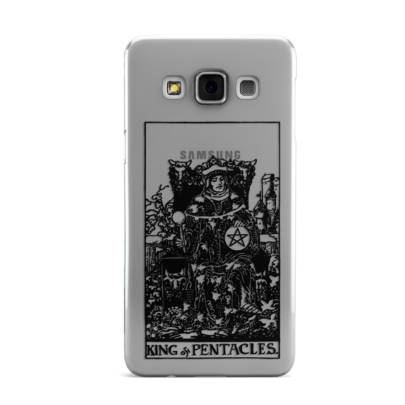 King of Pentacles Monochrome Samsung Galaxy A3 Case