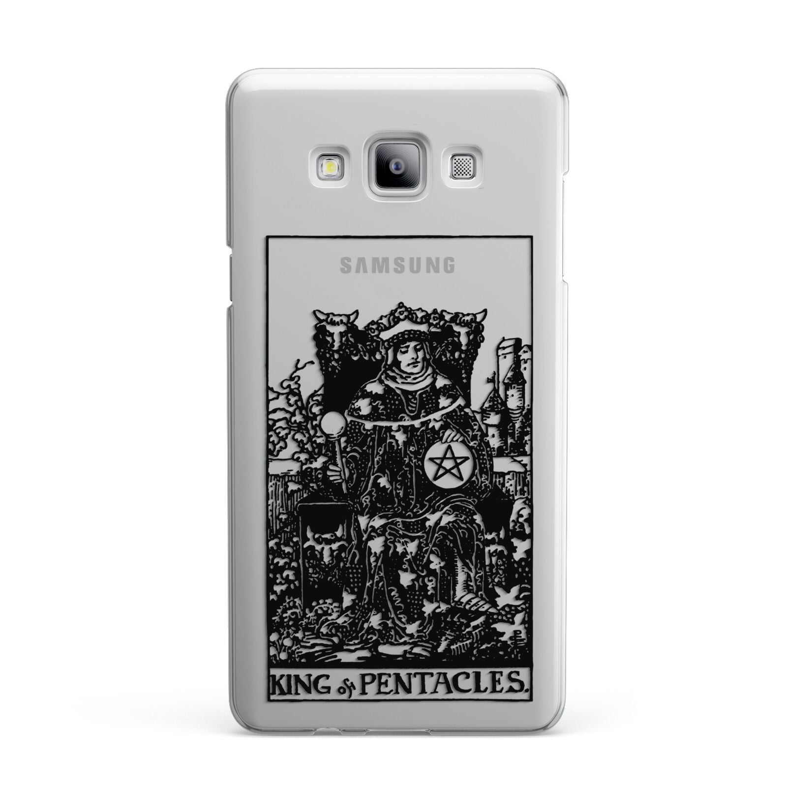 King of Pentacles Monochrome Samsung Galaxy A7 2015 Case