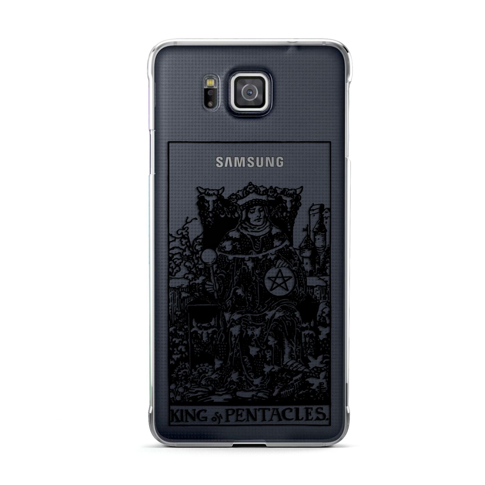 King of Pentacles Monochrome Samsung Galaxy Alpha Case