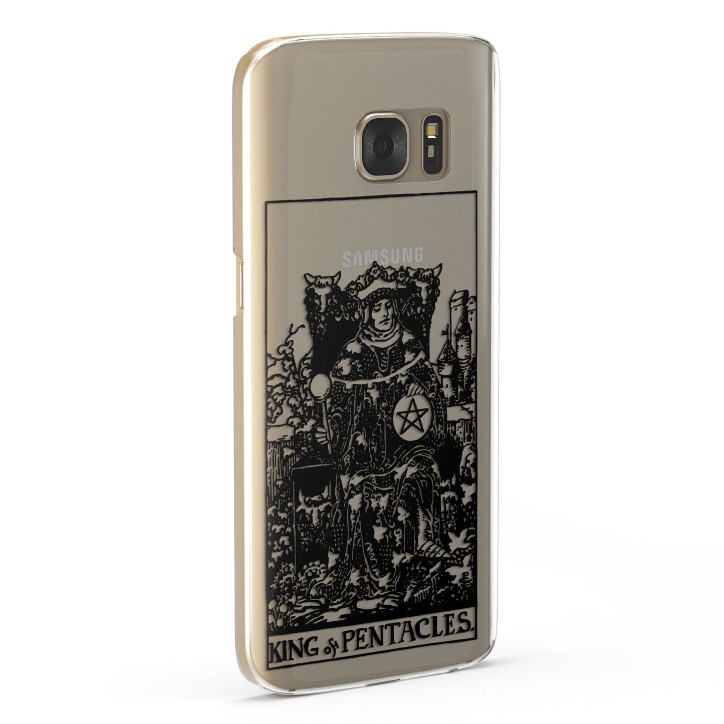 King of Pentacles Monochrome Samsung Galaxy Case Fourty Five Degrees