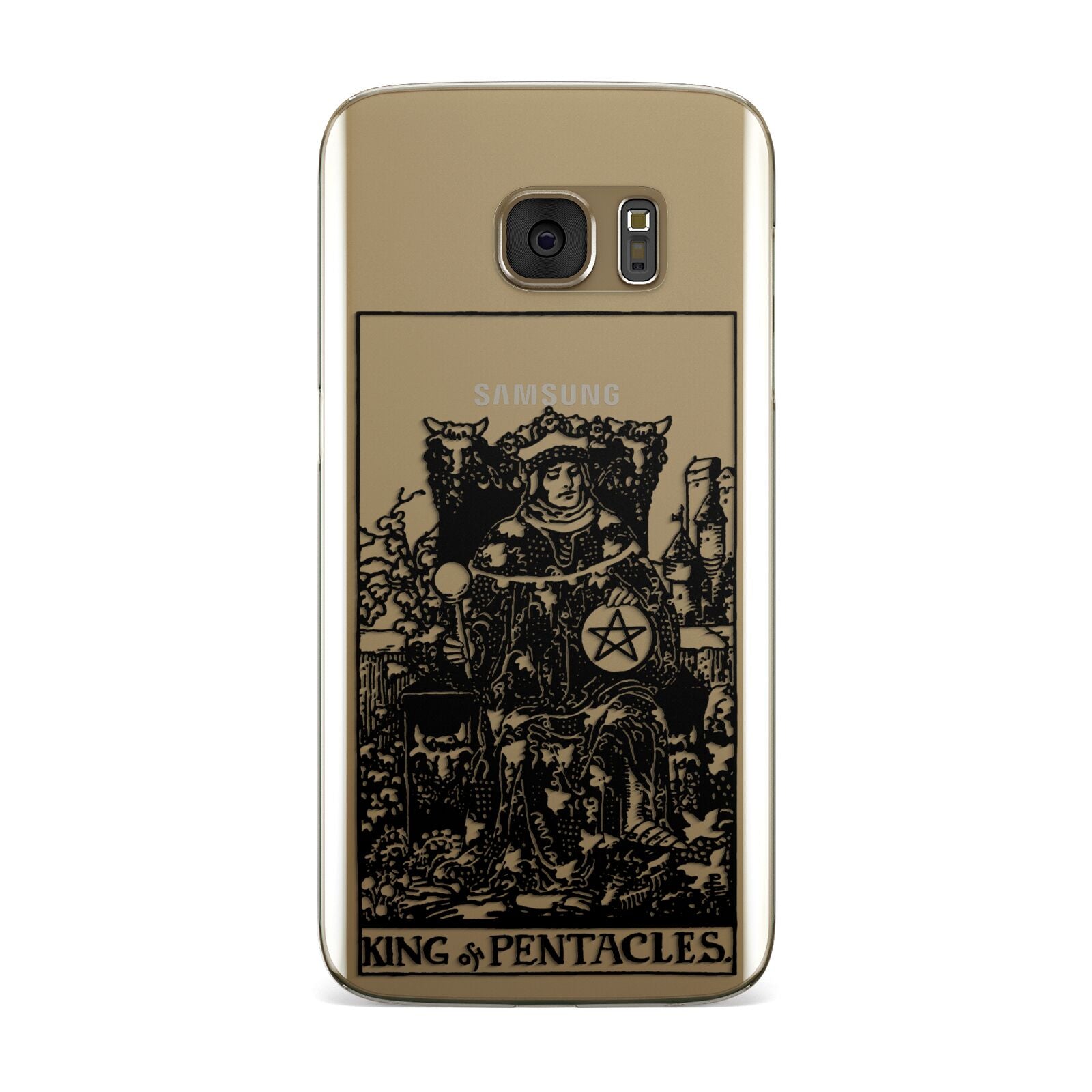 King of Pentacles Monochrome Samsung Galaxy Case