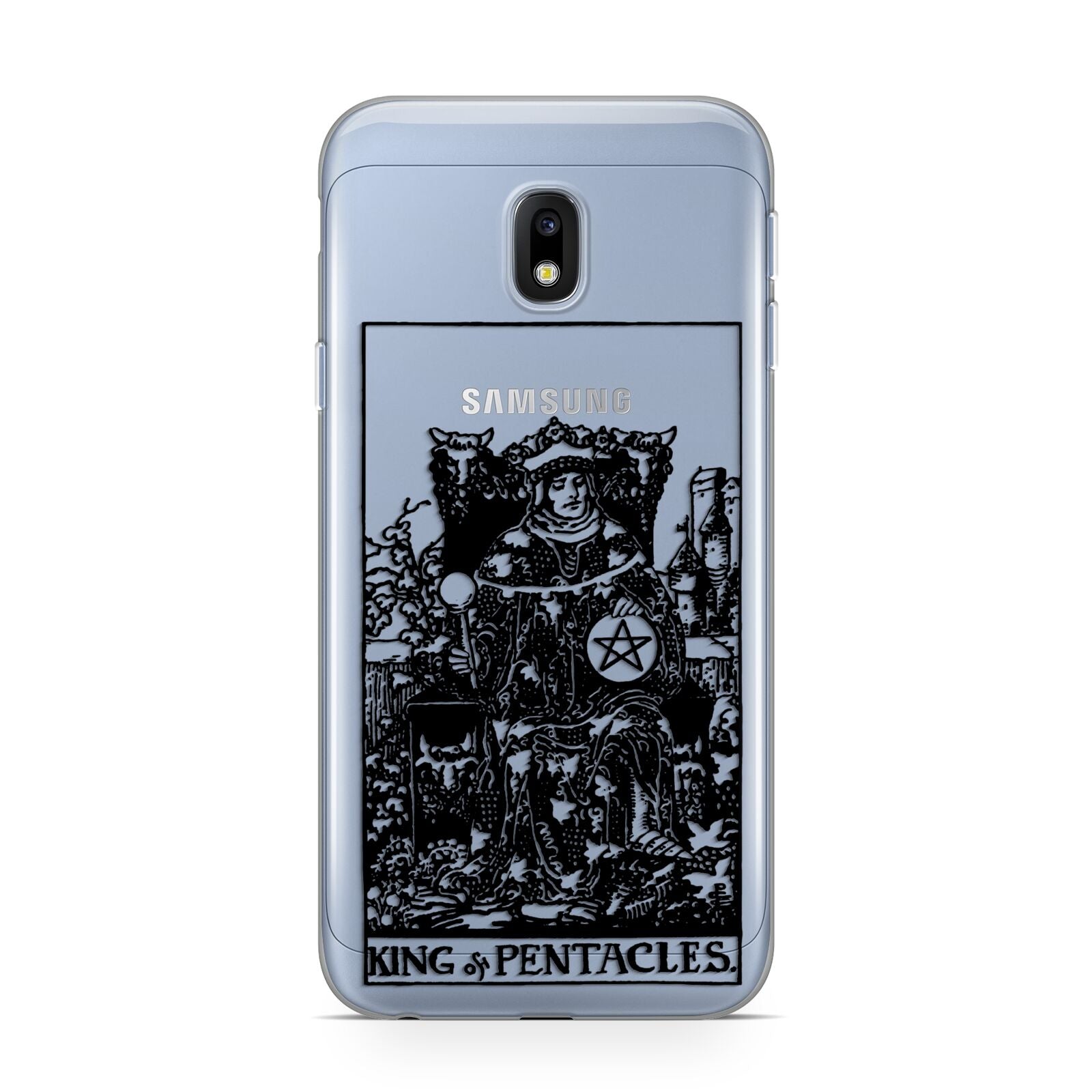 King of Pentacles Monochrome Samsung Galaxy J3 2017 Case