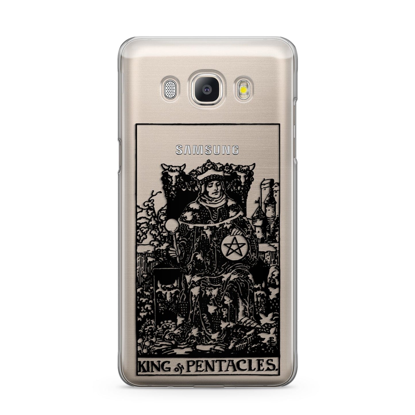 King of Pentacles Monochrome Samsung Galaxy J5 2016 Case