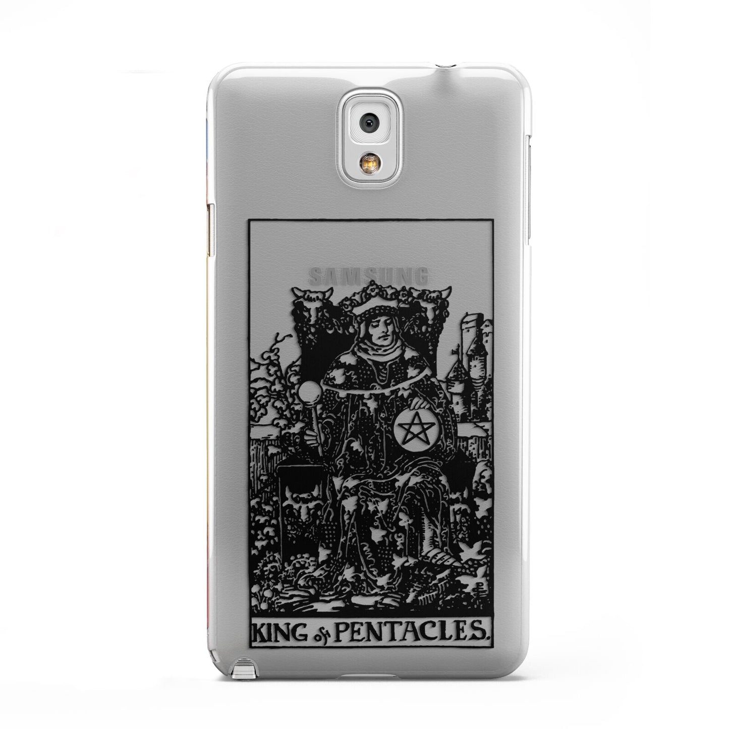 King of Pentacles Monochrome Samsung Galaxy Note 3 Case