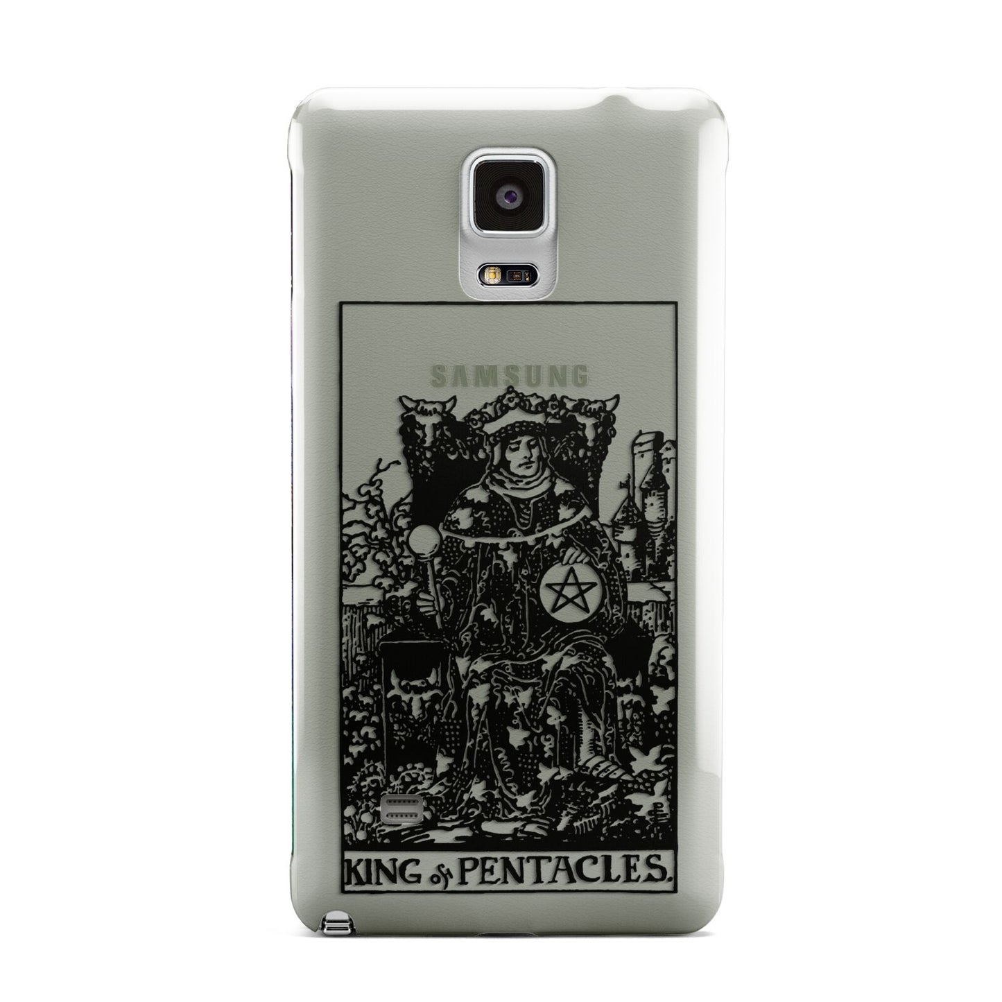 King of Pentacles Monochrome Samsung Galaxy Note 4 Case