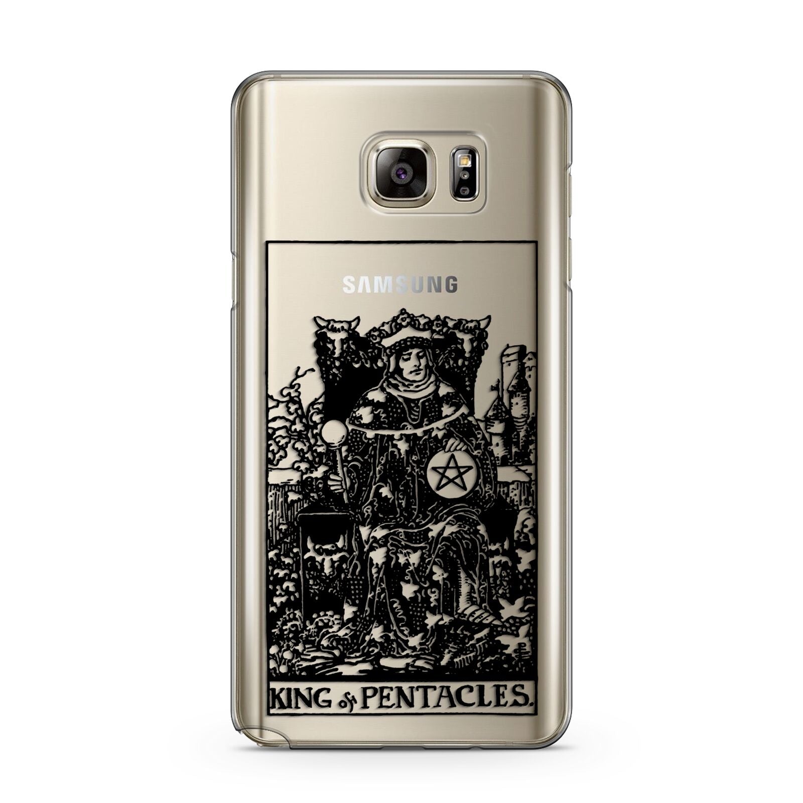 King of Pentacles Monochrome Samsung Galaxy Note 5 Case