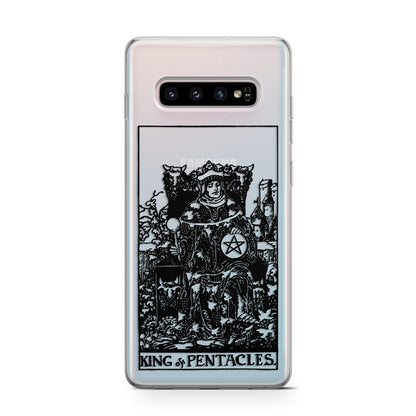 King of Pentacles Monochrome Samsung Galaxy S10 Case