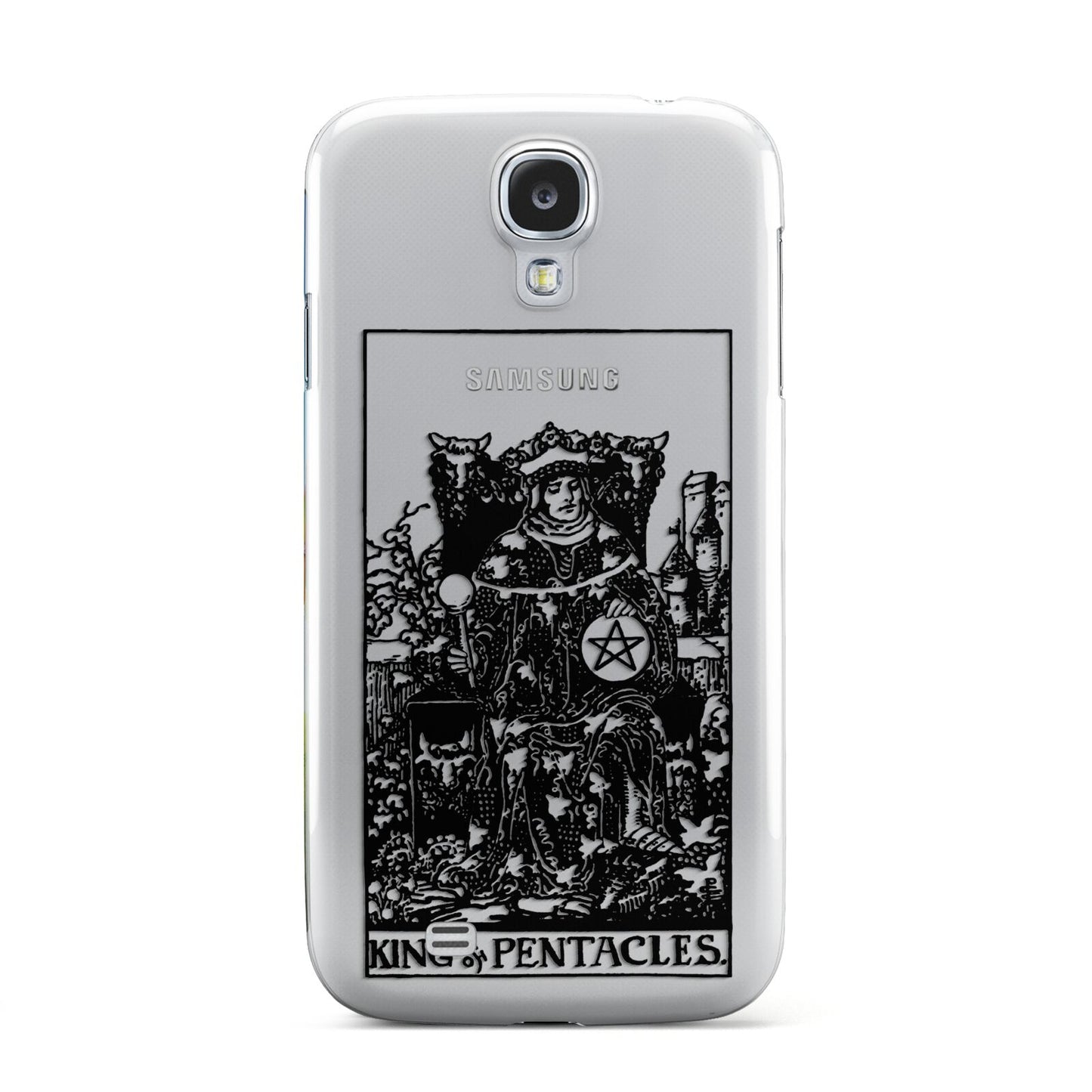 King of Pentacles Monochrome Samsung Galaxy S4 Case