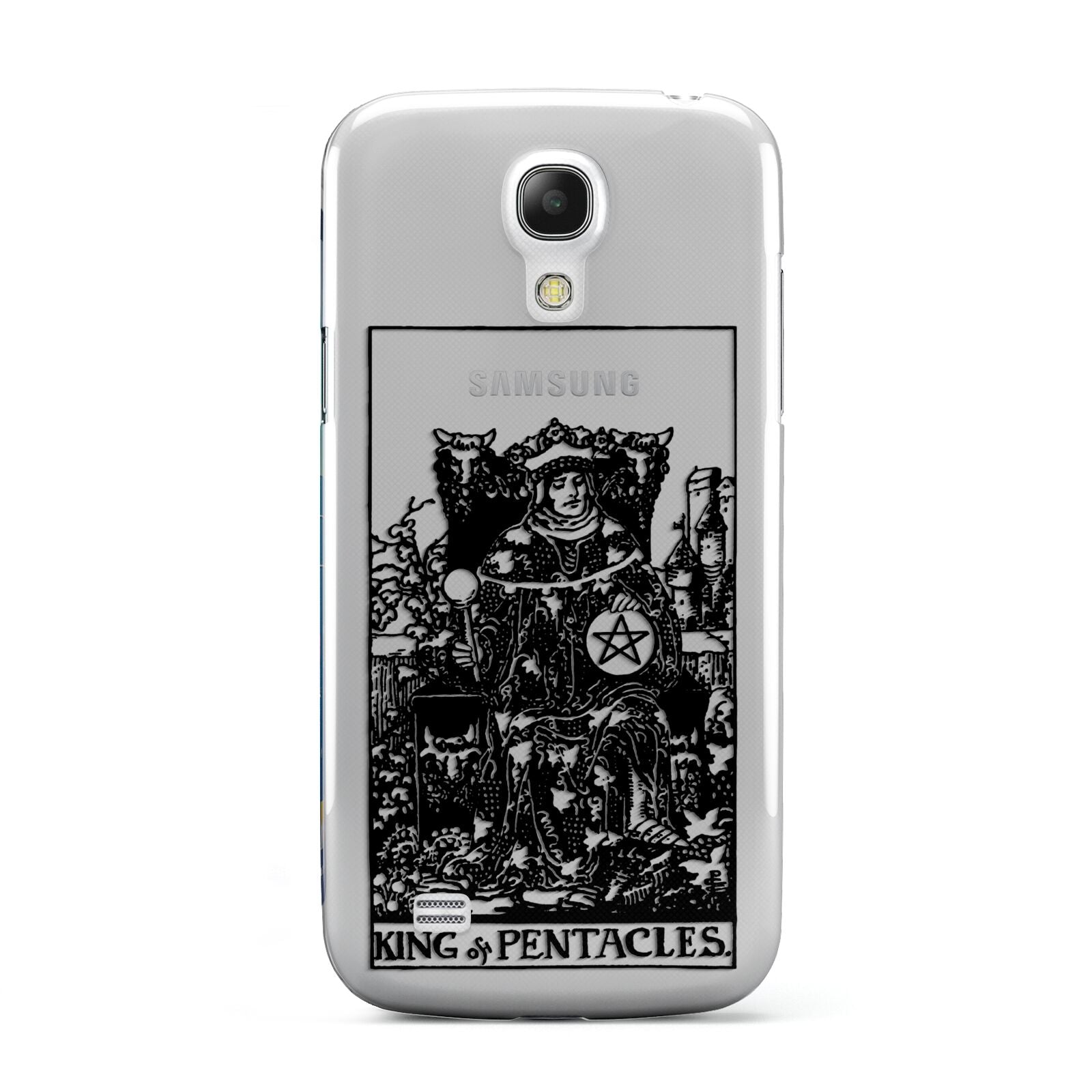 King of Pentacles Monochrome Samsung Galaxy S4 Mini Case