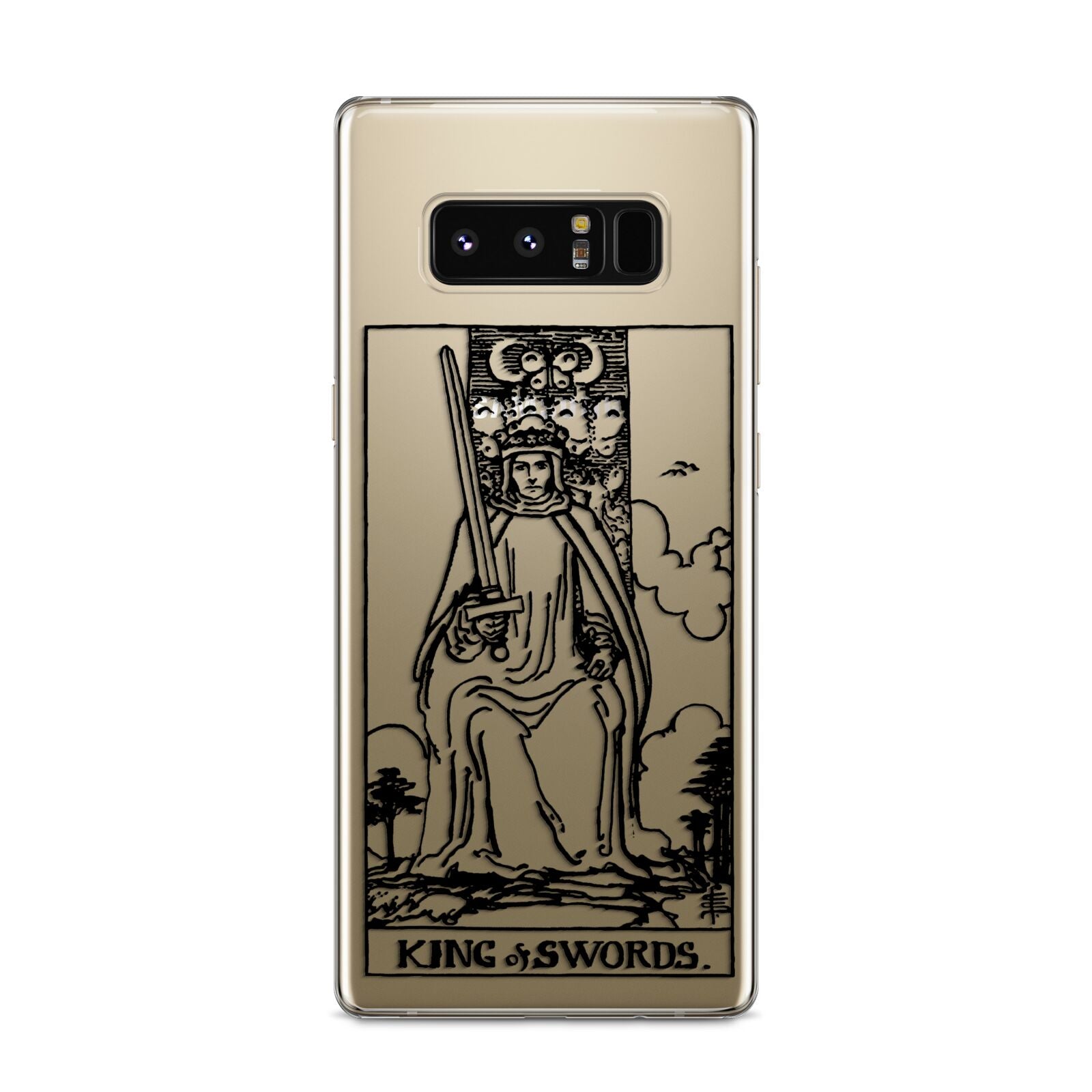 King of Swords Monochrome Samsung Galaxy S8 Case