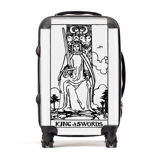 King of Swords Monochrome Suitcase