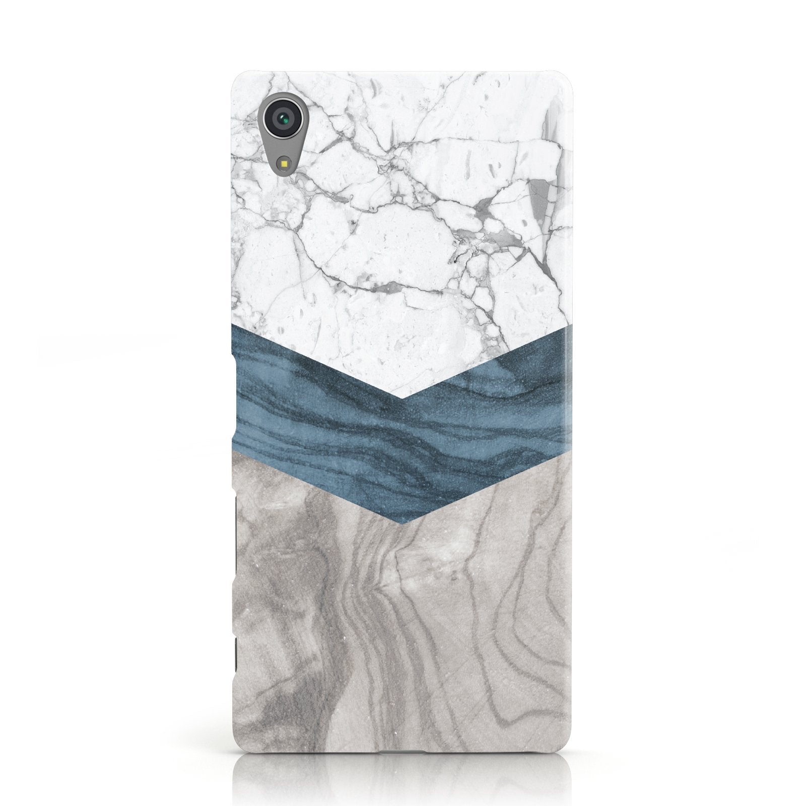 Marble Wood Geometric 8 Sony Xperia Case