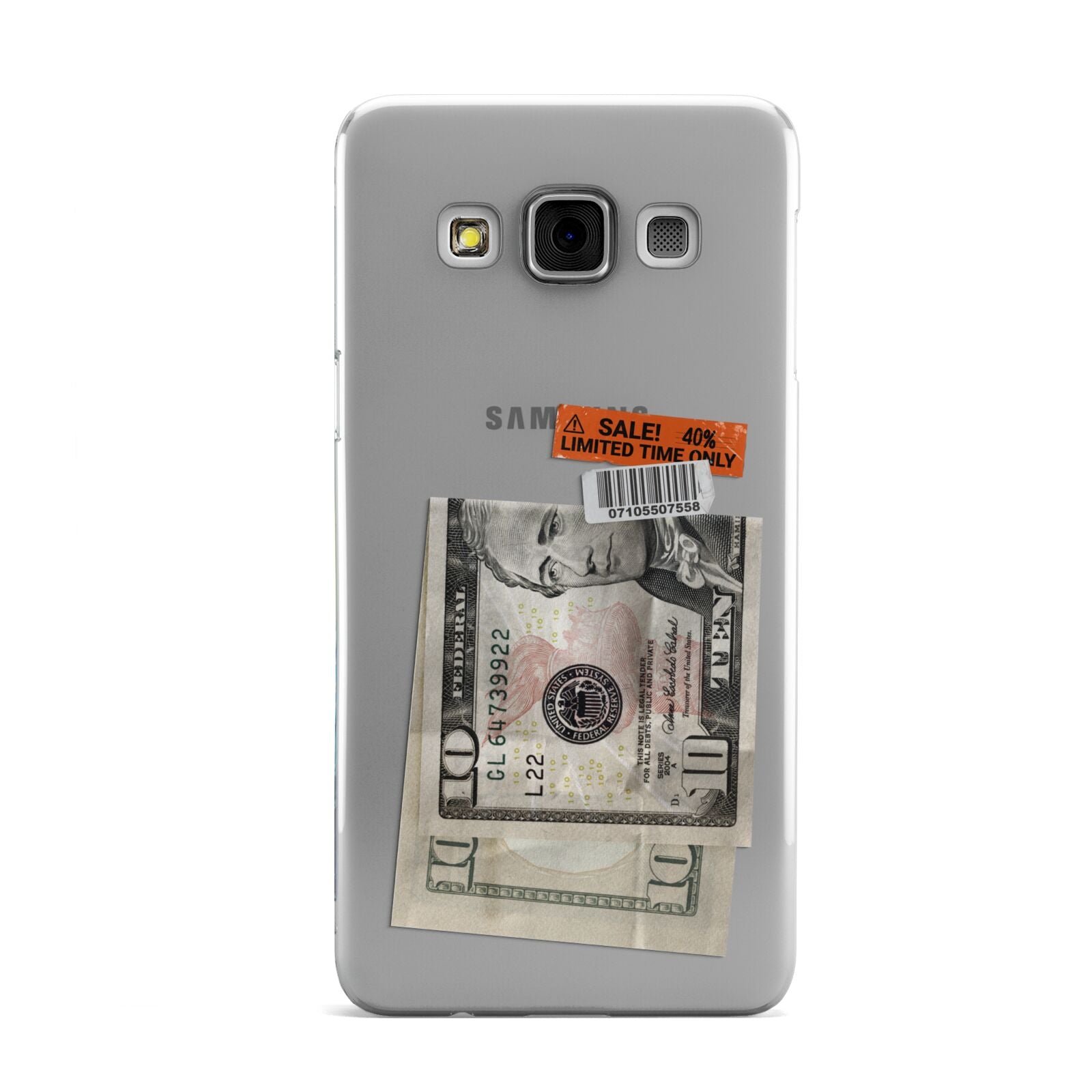 Money and Sale Sticker Samsung Galaxy A3 Case