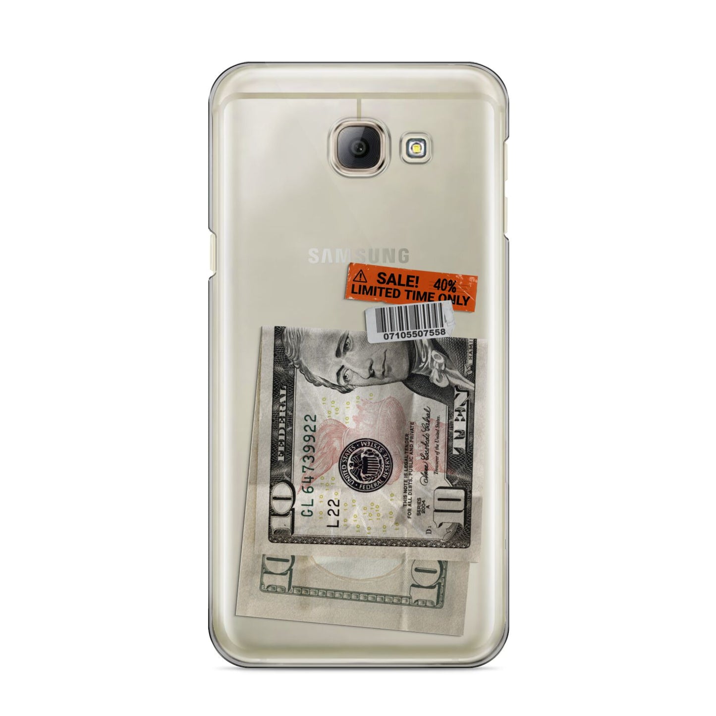 Money and Sale Sticker Samsung Galaxy A8 2016 Case