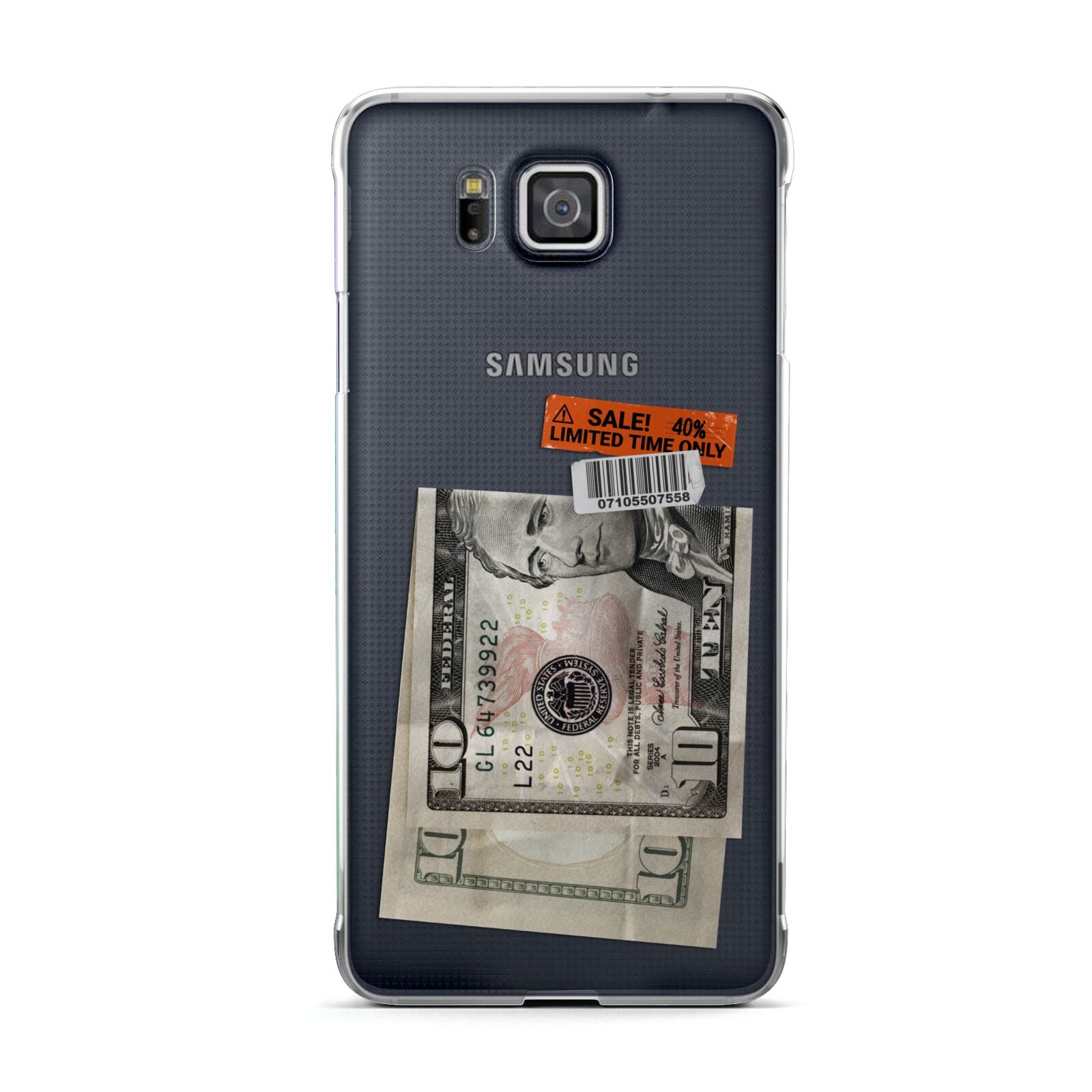 Money and Sale Sticker Samsung Galaxy Alpha Case