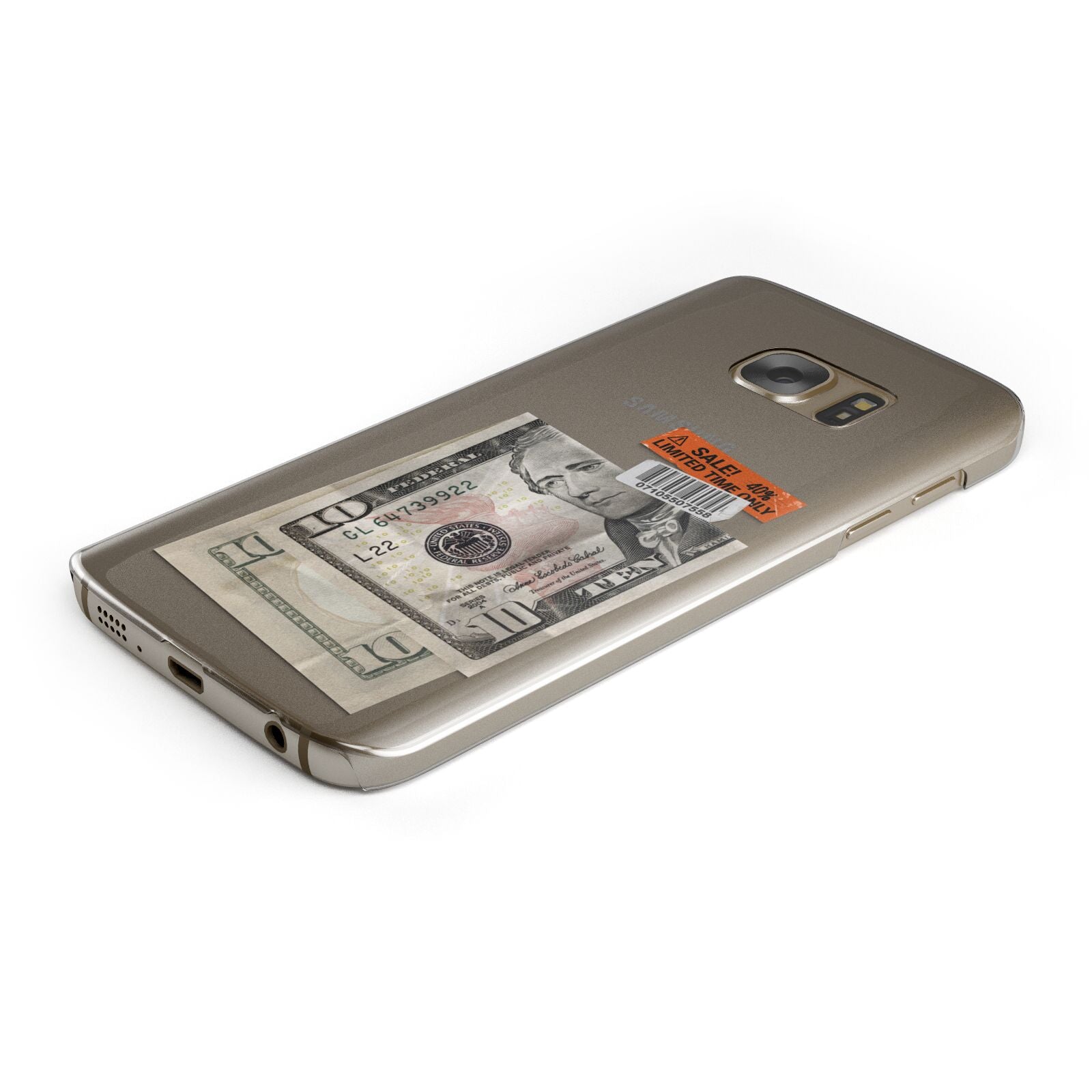 Money and Sale Sticker Samsung Galaxy Case Bottom Cutout