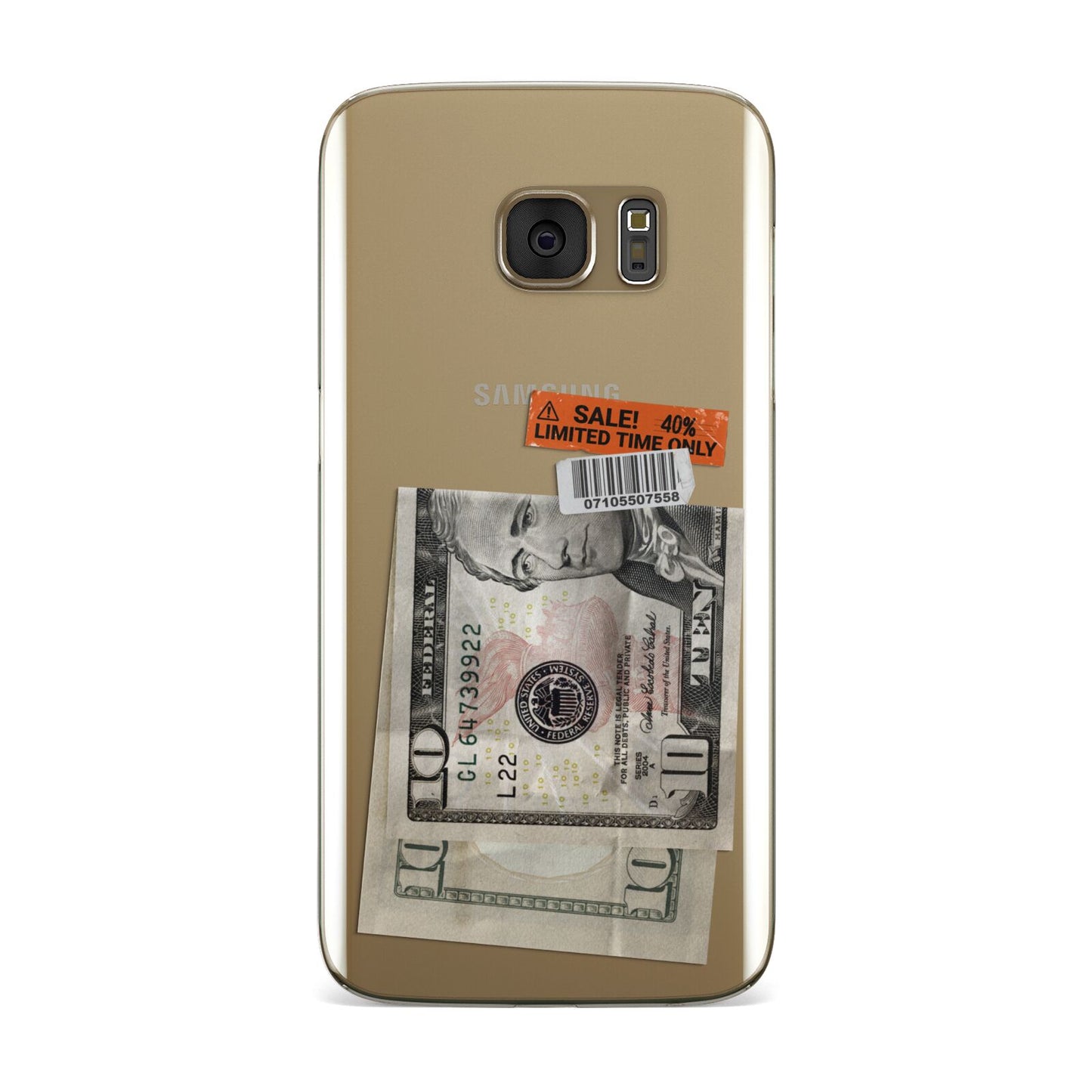 Money and Sale Sticker Samsung Galaxy Case