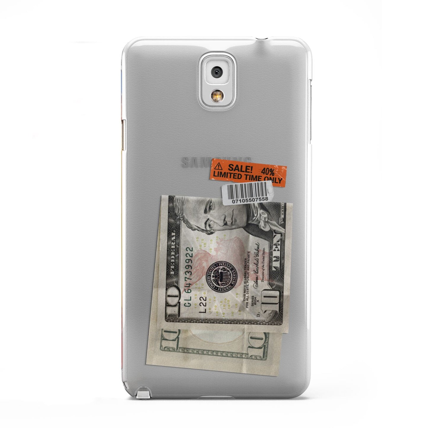 Money and Sale Sticker Samsung Galaxy Note 3 Case