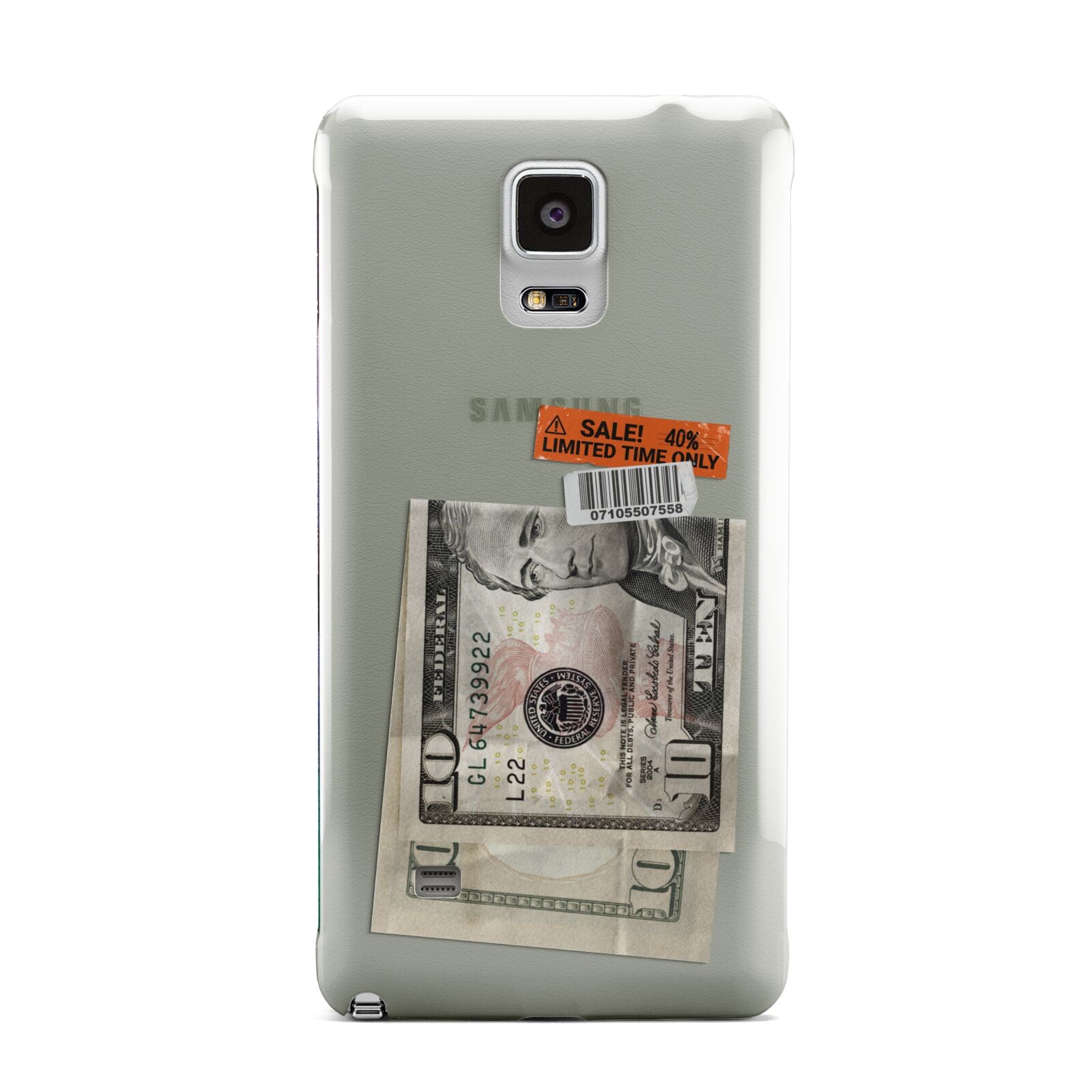 Money and Sale Sticker Samsung Galaxy Note 4 Case